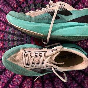New Balance Turquoise and Black Athletic Shoes